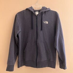 The North Face Heathered Gray Full-Zip Hoodie